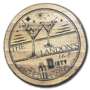 Barrel Head Sign - Personalized