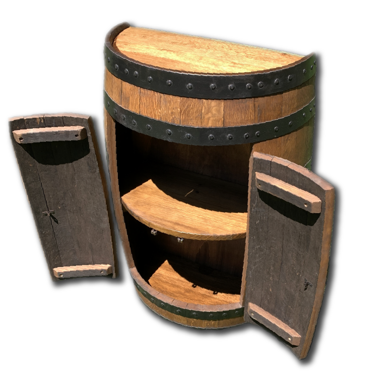 Cabinet - Half-Barrel - With Doors - Image 2