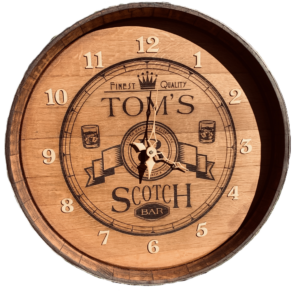 Barrel Top Clock - Personalized