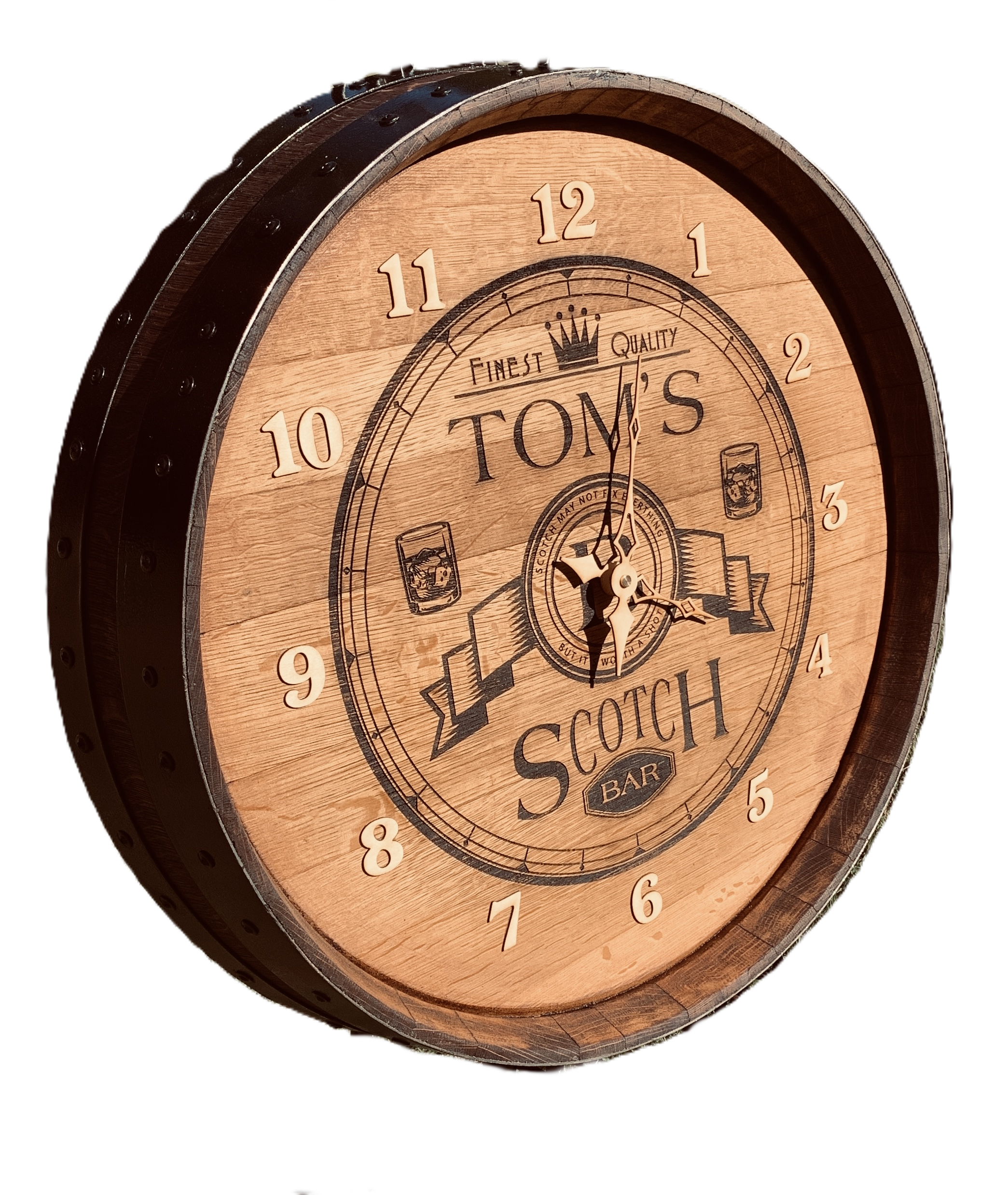 Barrel Top Clock - Personalized - Image 2