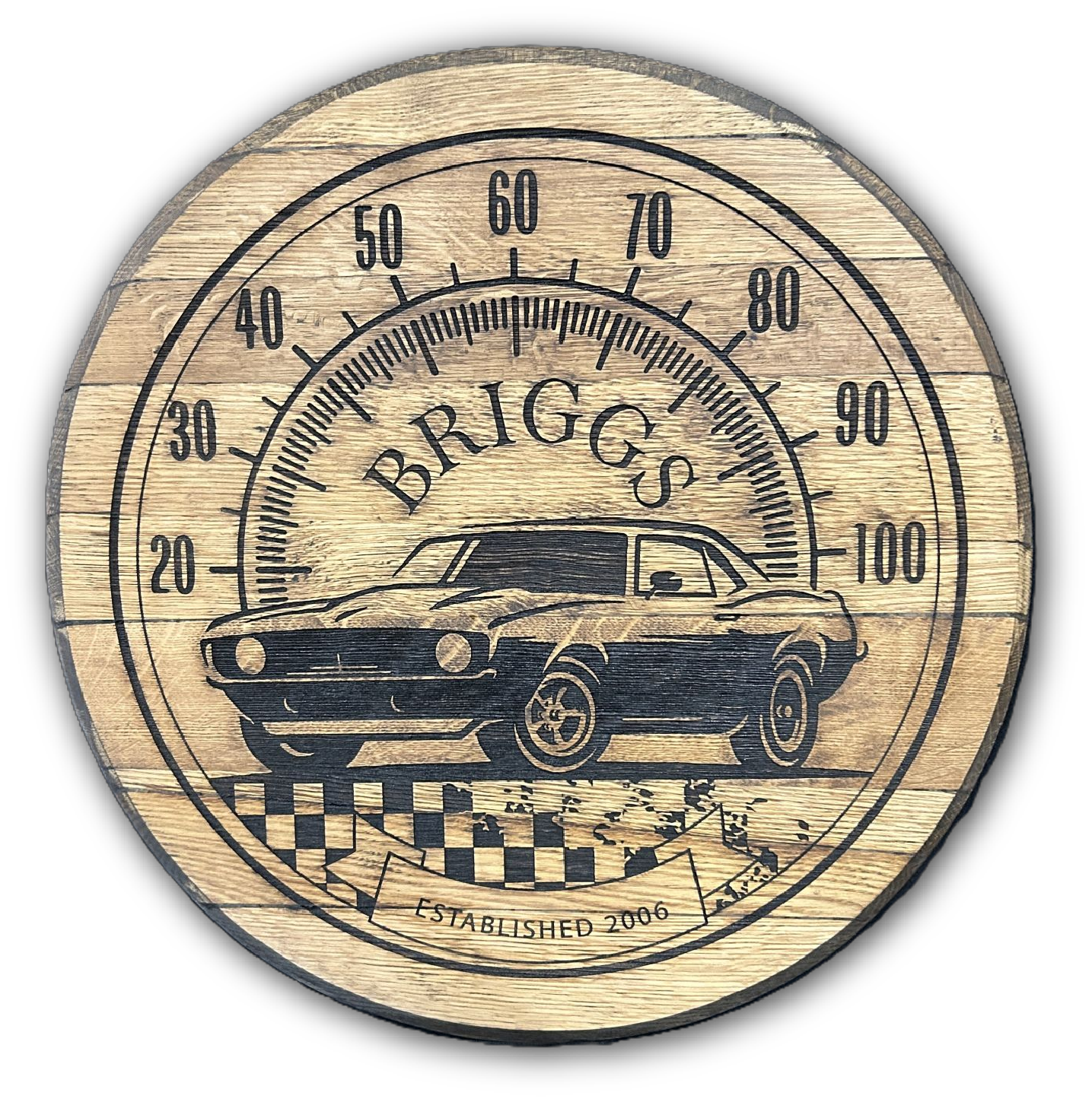 Barrel Head Sign - Personalized - Image 3