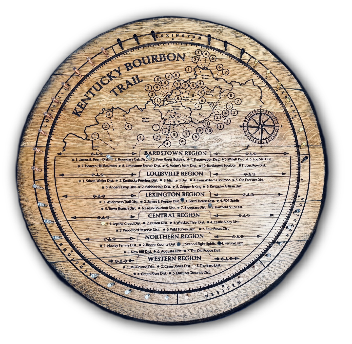 Barrel Head Sign - KY Bourbon Trail - Image 2