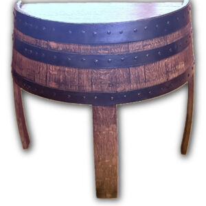 End Table - Half-Barrel