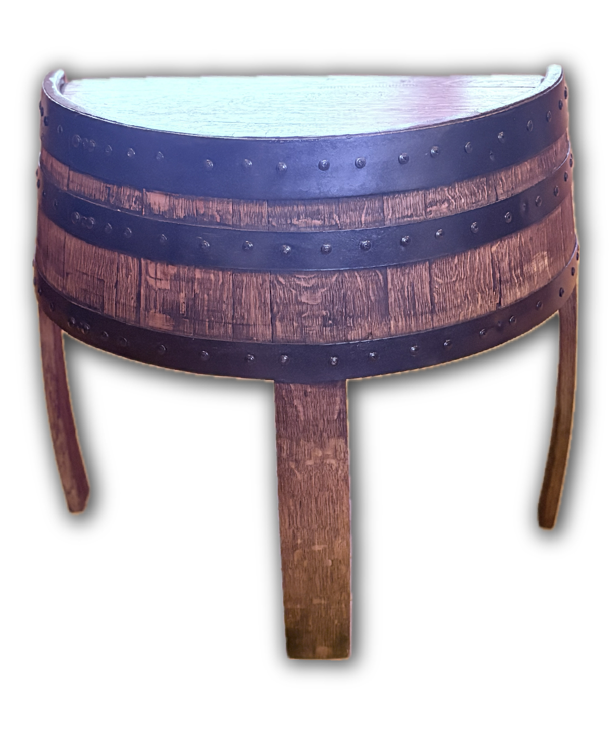 End Table - Half-Barrel