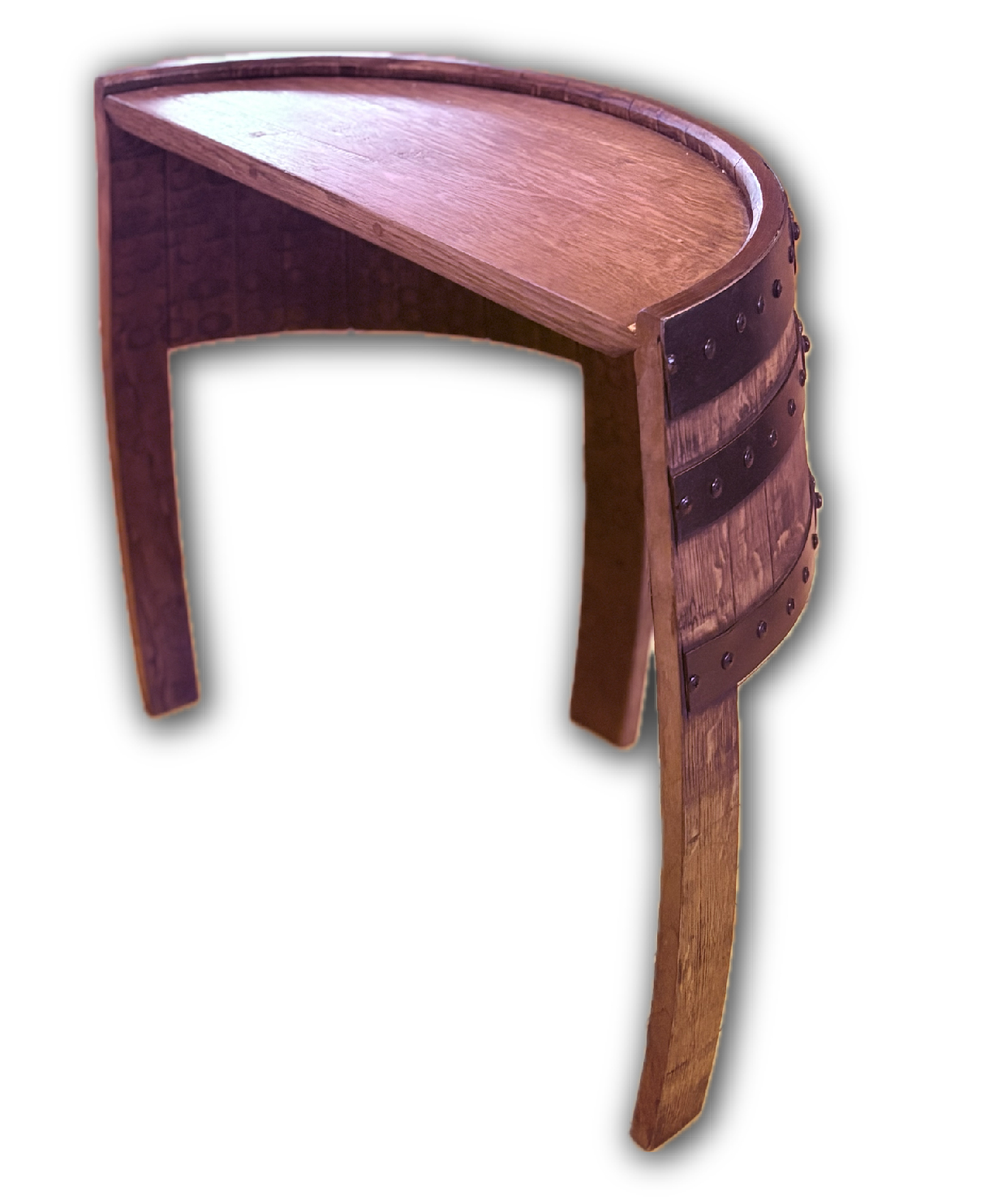 End Table - Half-Barrel - Image 2